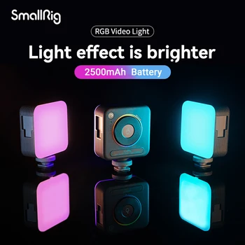 SmallRig Преносим Видеосвет Vibe P108 RGB Smart Light 130mins издръжлив Джобен Размер 108 led Топки Прожектори 4055