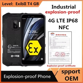Teléfono Móvil Industrial a prueba de explosiones, 4GB + 64GB, IP68, IP69K, resistente, NFC, fábrica química, petróleo, segurida