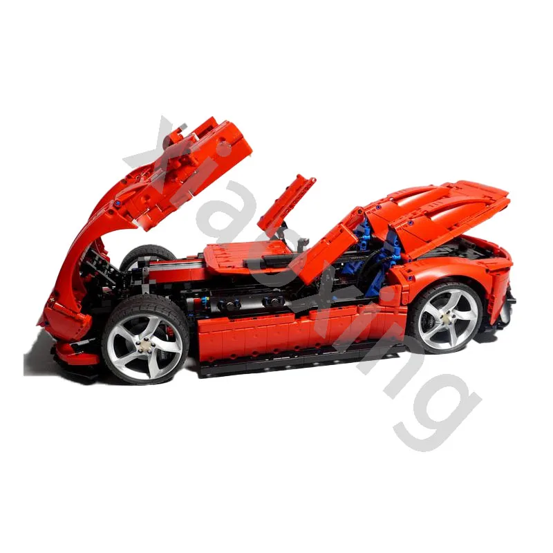 42143 Класически спортен автомобил е съвместим с MOC-128423 Нов градивен елемент на спортен автомобил Model1: 84033 partschildren's BirthdayToyGift - 3