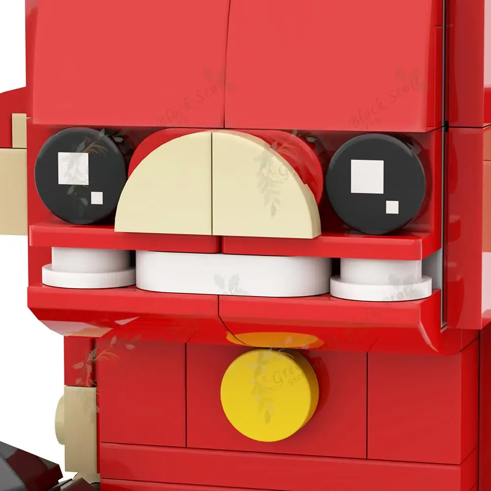 MOC7076 131 бр. Игра Герой на серия от Строителни блокове Творчески чудовища Дивата природа Модел Орнаменти за Сглобяване на Тухли Играчки за Деца - 4