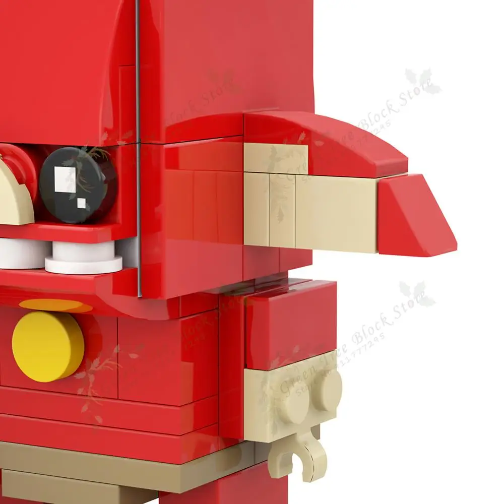 MOC7076 131 бр. Игра Герой на серия от Строителни блокове Творчески чудовища Дивата природа Модел Орнаменти за Сглобяване на Тухли Играчки за Деца - 5