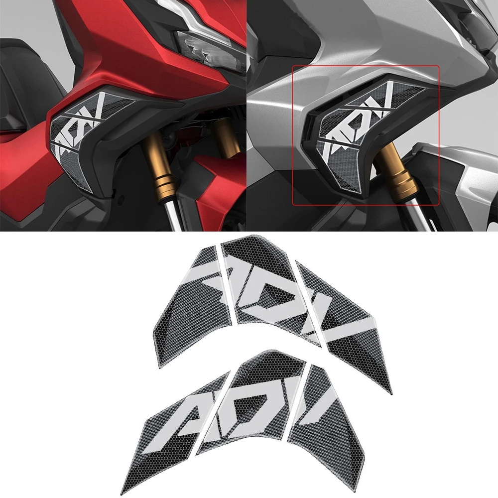За HONDA ADV350 adv350 2022 2023 Стикер за автомобил, мотоциклет Водоустойчив стикер-стикер 3D страничната стикер на главата кола Украсява стикер - 0