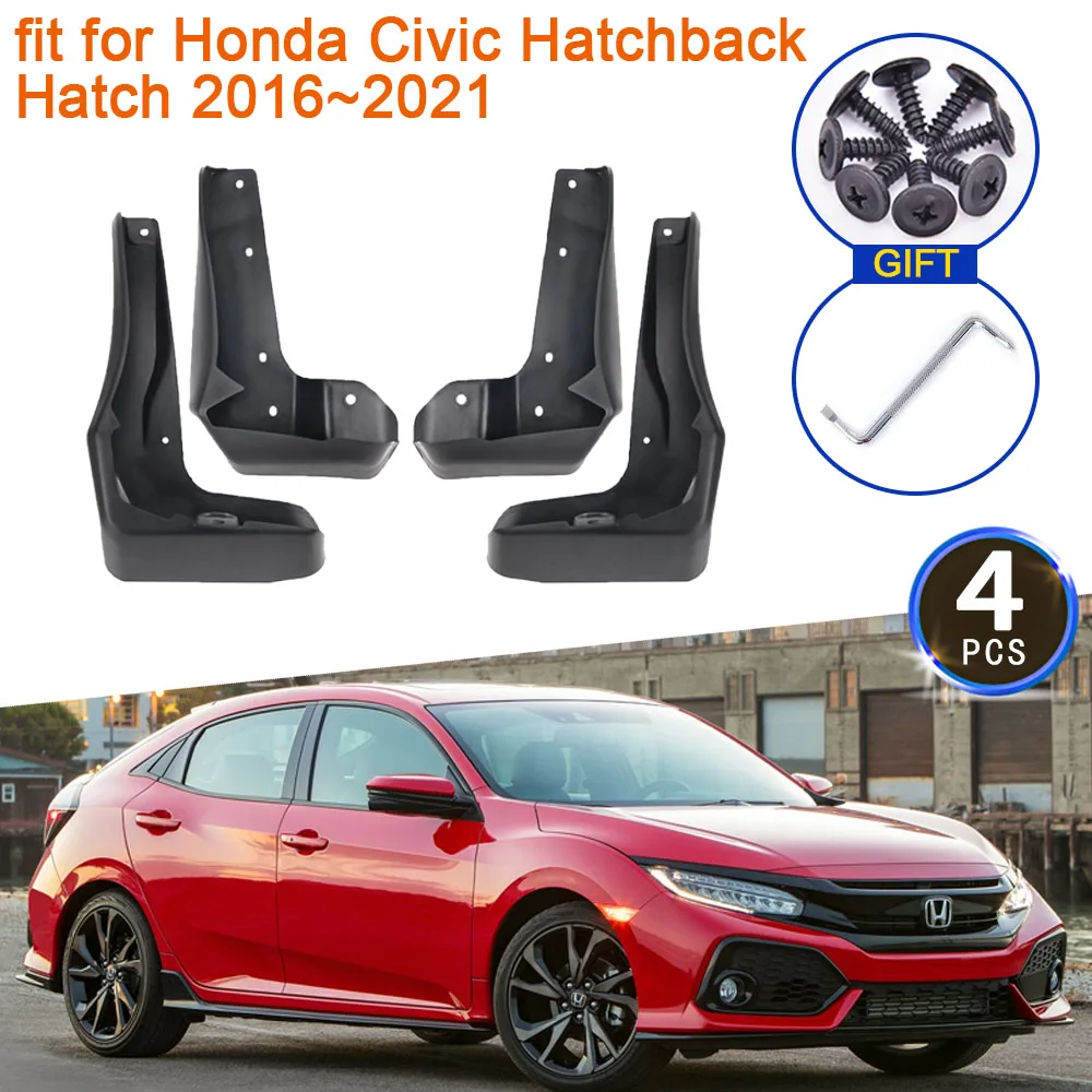 За Honda Civic Хетчбек Хетчбек 2016 ~ 2021 Аксесоари 2017 2018 2019 2020 Калници Калници Калници Предното И Задното Крило - 0