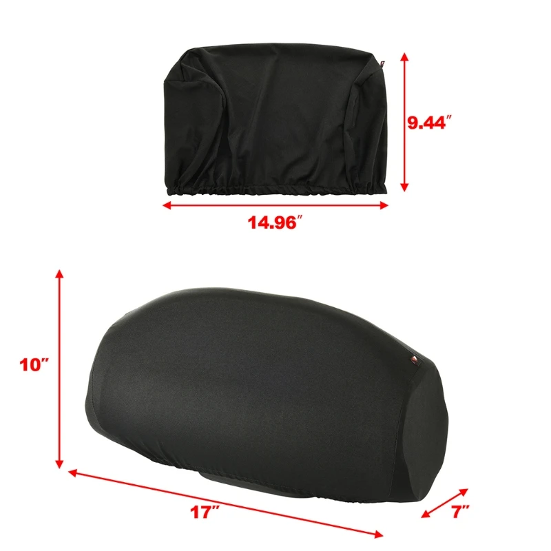 Компактен калъф за външна динамика, защитна чанта за високоговорителя Boombox, Безжична акустична система, филтър за домашния офис, черен - 5
