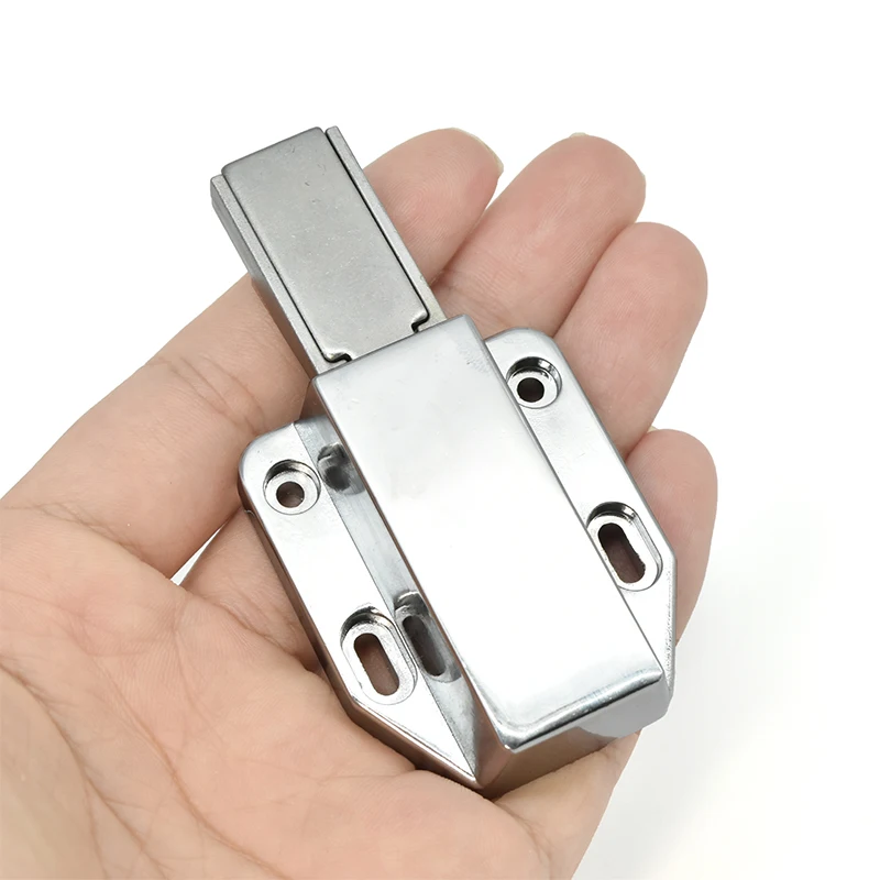 Магнитна ключалка, Двойно натискане за отваряне на Врати Тежки ключалки Ключалки за отваряне на кухненските врати за Шкафове Сензорни затвори - 1