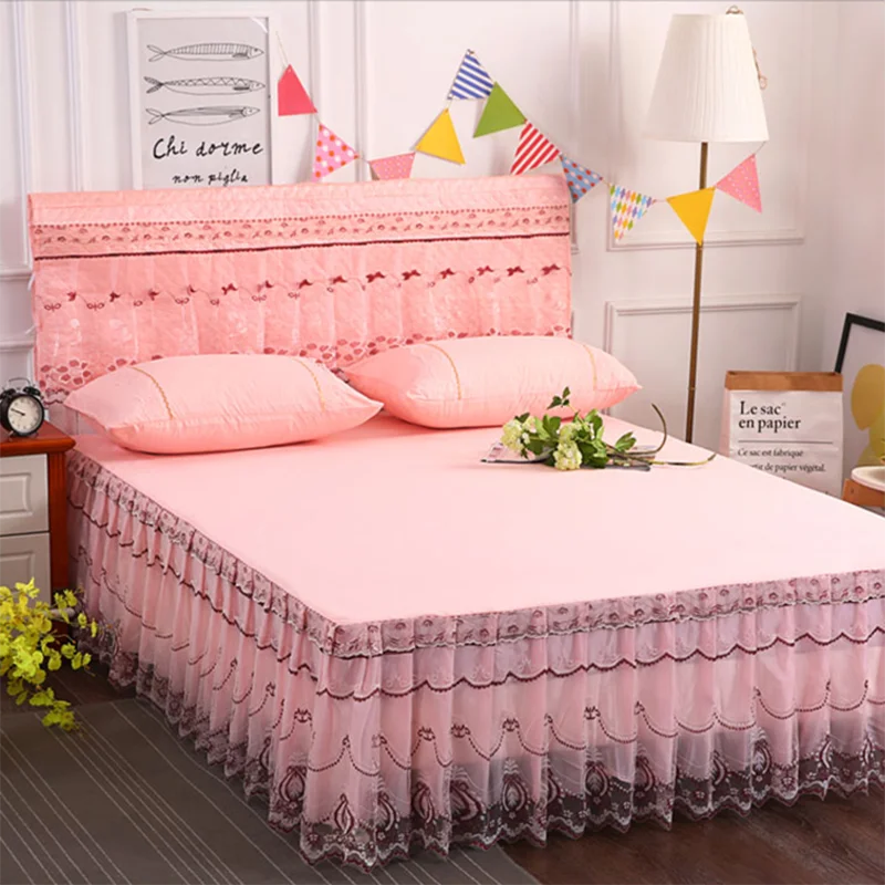 Пола-легло с къдри в корейски стил, калъфка за възглавница, Твърд матрак цилиндър, Спално бельо, Чаршаф, Единична, Двойна Размер, Домашен Текстил - 5