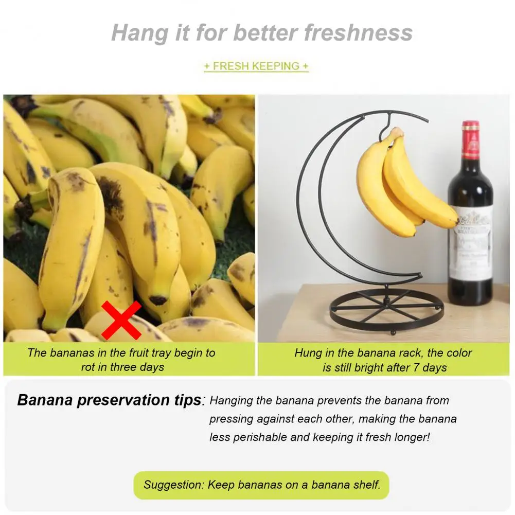Стелаж за плодове, закачалка за грозде, кука за съхранение на плодове, грозде и банани, кухненски органайзер, сватбени аксесоари - 4