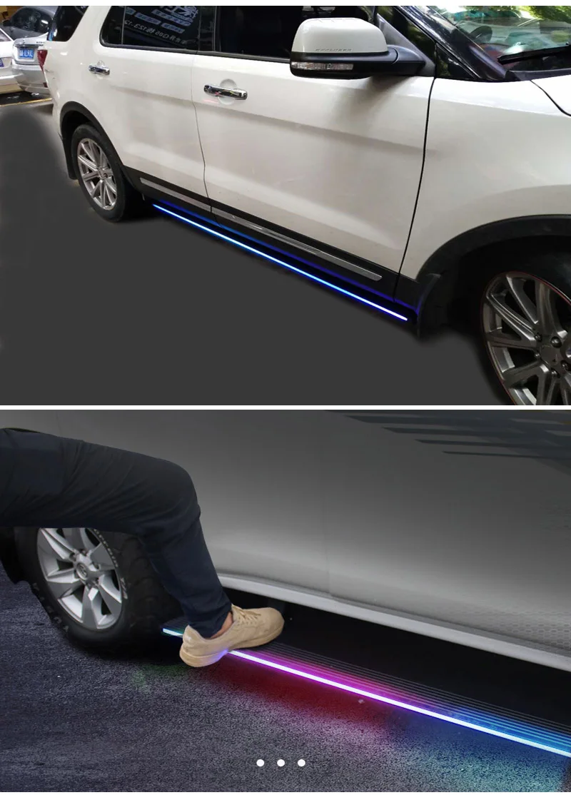 Усъвършенствана електрическа scalable крака/педала на nerf bar за Ford EDGE 2017-2023, интелигентно управление, опция гаранция натоварване 300 кг. - 3