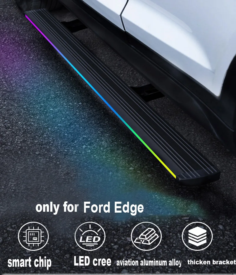 Усъвършенствана електрическа scalable крака/педала на nerf bar за Ford EDGE 2017-2023, интелигентно управление, опция гаранция натоварване 300 кг. - 4