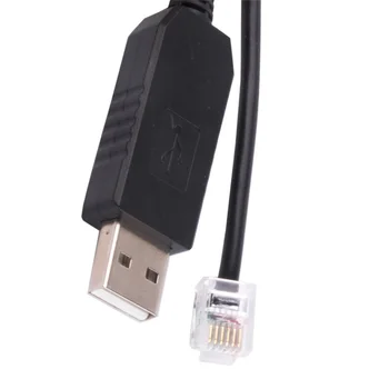 Адаптер USB към Rj11 Rj12 6P4C, кабел за последователно управление, кабел EQMOD за определяне на Az-Gti към КОМПЮТЪР, Кабел за ръчно управление, 1.8 М