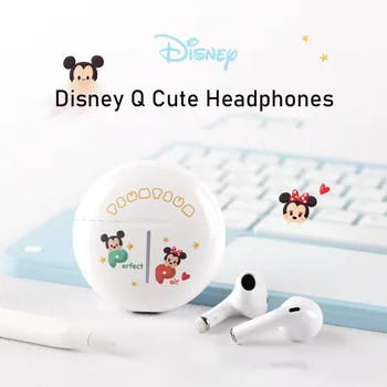 Безжични Bluetooth слушалки Disney с Анимационни Мики, Доналд Даком и Дейзи HD Покана, Дълготрайни Водоустойчиви слушалки Smart Touch