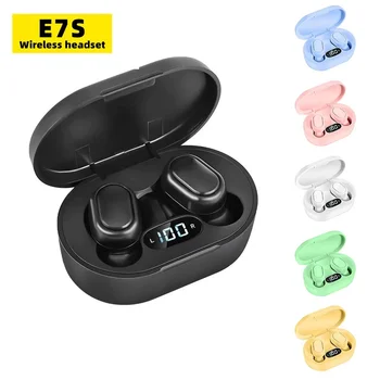 Безжични Слушалки E7S 5,0 Bluetooth Слушалки, Hi-Fi, Без да загуби, Аудио Слушалки, Спортни Мини слушалки TWS За телефони xiaomi lenovo