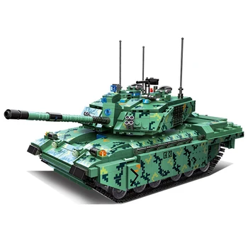 Великобритания, Англия, Основният боен танк Challenger 2Д, модел на съвременната военна машина, Градивен елемент, Фигурки на армейски сили на Втората световна Война, Тухлена играчка
