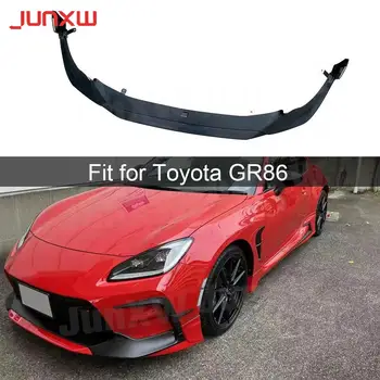 Висококачествен ABS Черен Дифузер за Предните устни, Сплитери, броня, спойлер, комплекти за Toyota GR86 2021 + Тапицерия на външността на колата