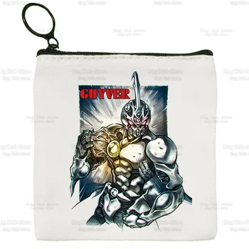 Дамска чанта Guyver Bio Booster Armor от Манга и аниме, Чисто Бяла чанта, Тъканно чанта ръчна изработка, чанта, голяма пазарска чанта за дъски, Чанта