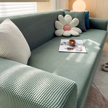 Дебели ластични калъфи за мека мебел, еластичен Регулируем калъф за диван за хол, нескользящий калъф за дивана с наволочками