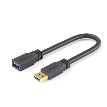 Здрав удлинительный кабел USB3.0 за предаване на данни кабел за зареждане на вашия КОМПЮТЪР/лаптоп/телевизор/твърд диск/мишки/клавиатури