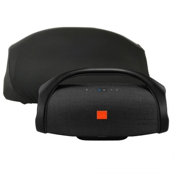 Компактен калъф за външна динамика, защитна чанта за високоговорителя Boombox, Безжична акустична система, филтър за домашния офис, черен