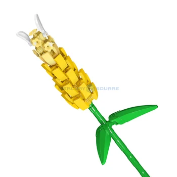 Модел растения Близалка Строителни блокове Ботаническая колекция от Серията Цветен свят MOC 24006 Идеи за diy Букет Тухли Играчка, подарък за момичета
