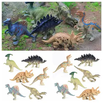 Науката за Ранно обучение Фигурки Тираннозавра Рекса Реалистична Модел на Динозавър Доисторическая Сцена Трисератопс Птерозавры