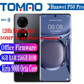 Нов Оригинален Официален мобилен Телефон Huawei P50 Pro Kirin 9000 Восьмиядерный 6,6 