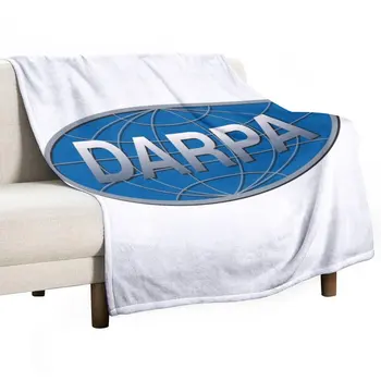 Ново Агенция за перспективни отбранителни изследователски проекти (DARPA) С логото Хвърли едно Одеяло Туристическо Одеяло Одеало За пикник, Пухкави Завивки Големи