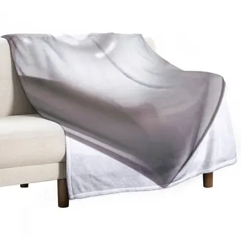 Ново сиво одеяло с 3D сърце, покривка за дивана