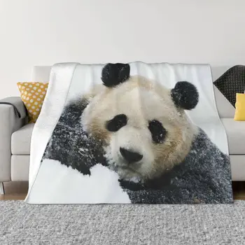 Одеало Fubao Aibao Fu Panda Bao, Топли и Уютни Фланелен Флисовые Наметала за Спално бельо, Домашен Декор