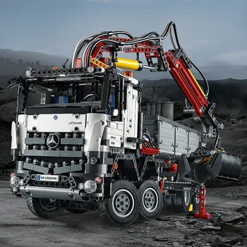 Съвместима техническа серия 42043 Arocses 3245 Камион Модел на превозното средство блок на Тухли САМ играчки за деца Коледен подарък