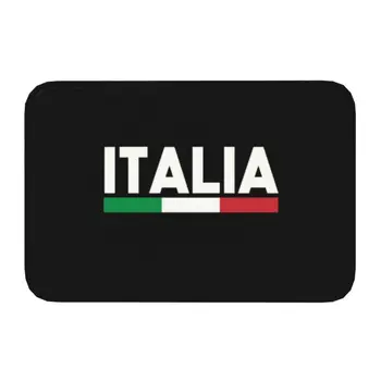 Флаг на Италия, Изтривалки за входната врата, Италиански Патриотичен Подложка за кухнята, Банята, Хола, Килима
