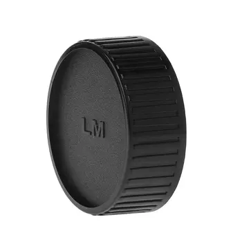 Черна Капачка на тялото на фотоапарата и Задната капачка на обектива за Leica for M LM Camera Lens M6 L21D
