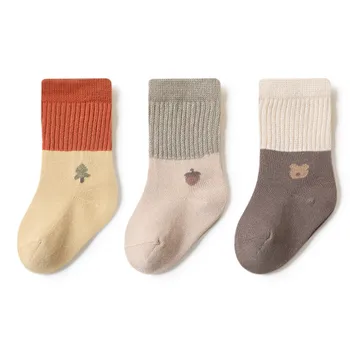 Чорапи За малки момчета и момичета, Дишащи цветните мрежести чорапи в стил мозайка, Чорапи до глезена на крака, Чорапи с дълбоко деколте за деца